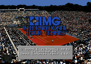 Заставка игры IMG International Tour Tennis